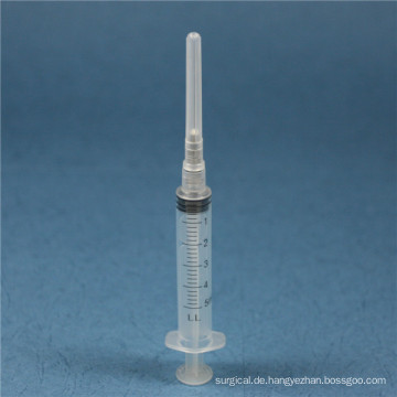 Medizinische sterile 5ml Luer-Verschluss-Spritze mit Nadel